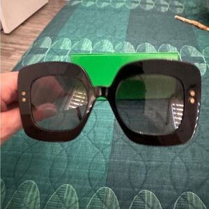 Bottega Veneta Black Square Glasses